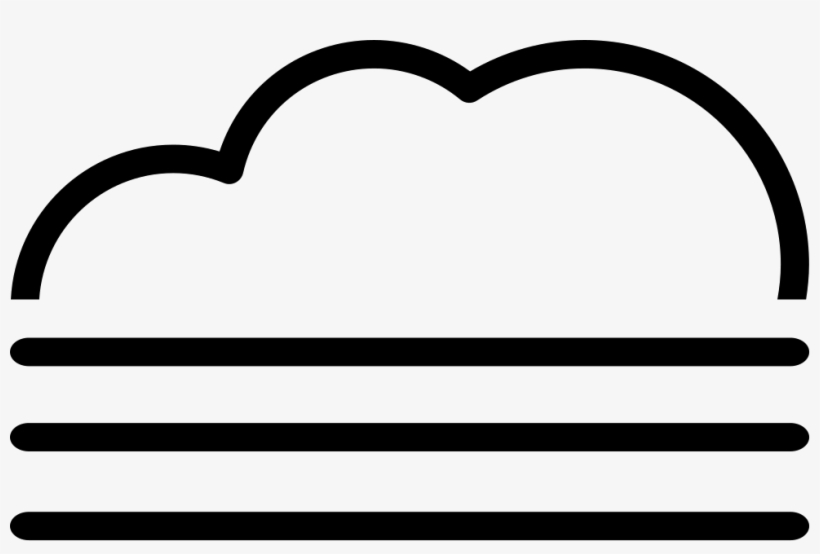 Mist And Cloud Comments - Fog And Cloud Icon, transparent png #4364992