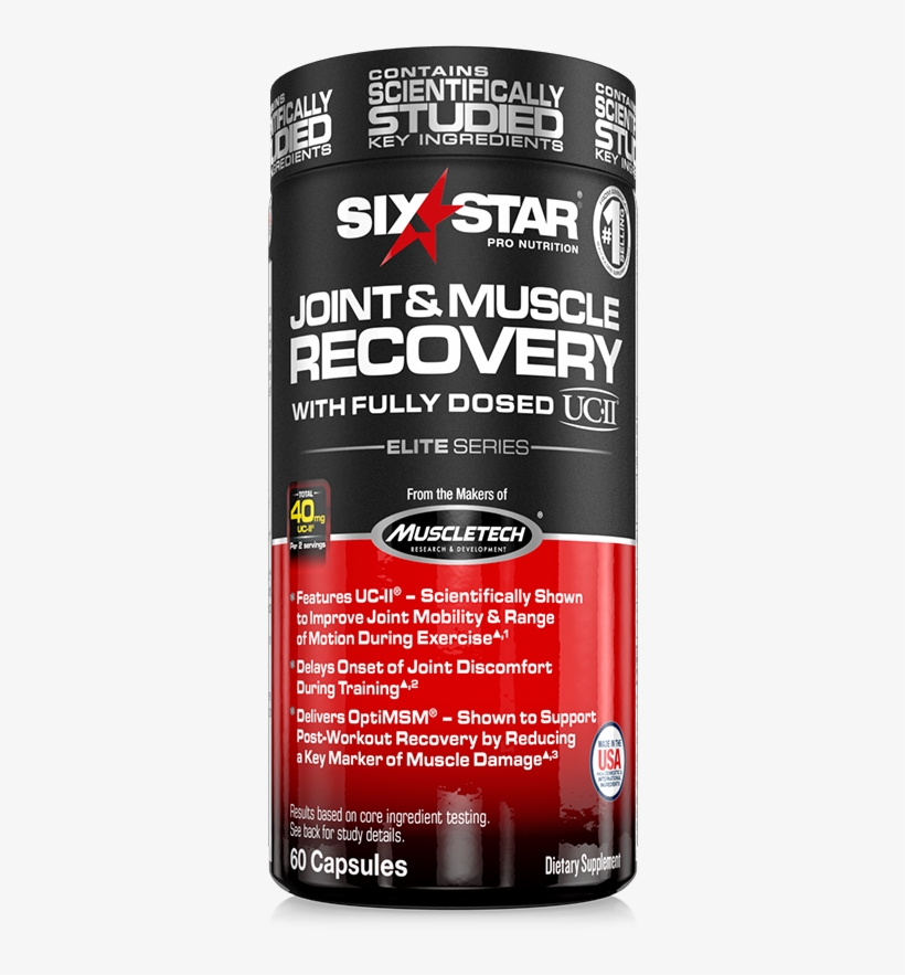 Joint & Muscle Recovery - Six Star Joint And Muscle Support, transparent png #4365155