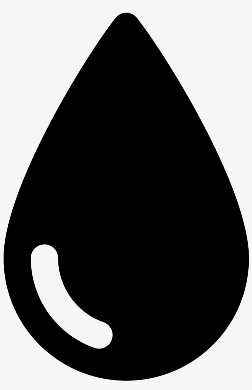 The Icon Is Shaped Simply Like A Tear Drop Falling - Blood Icon Png, transparent png #4365286