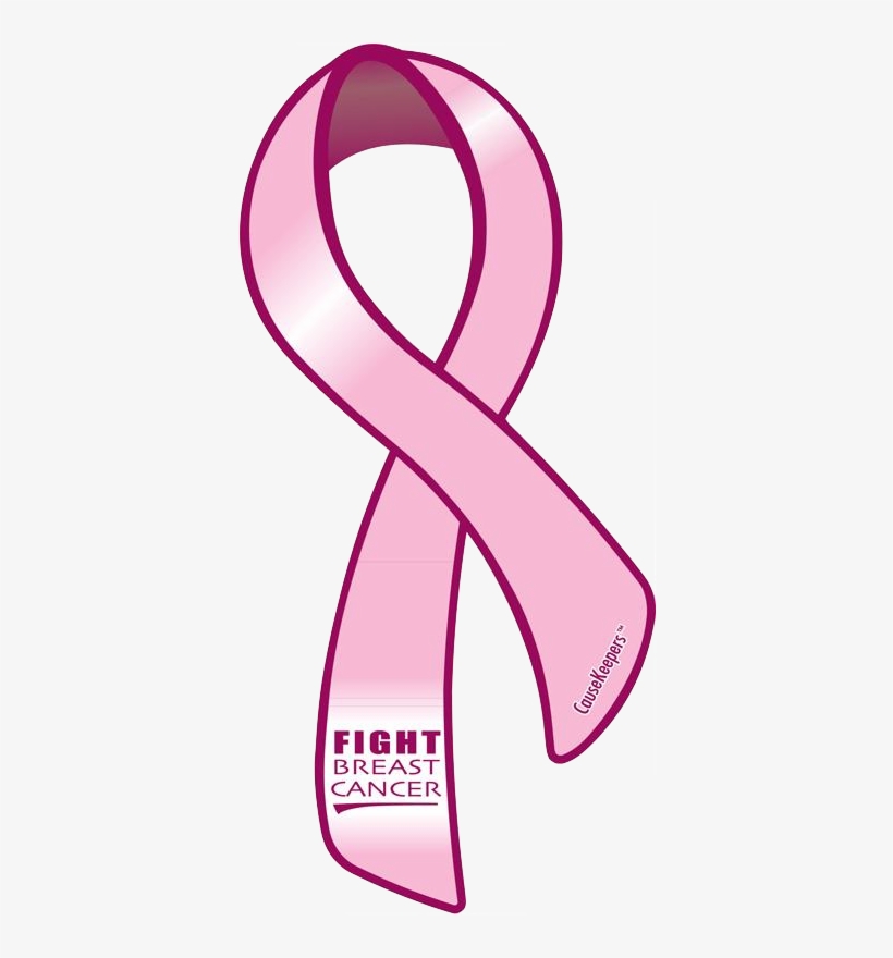 Breast Cancer Ribbon Png Download - Ribbon Color For Breast Cancer, transparent png #4365669