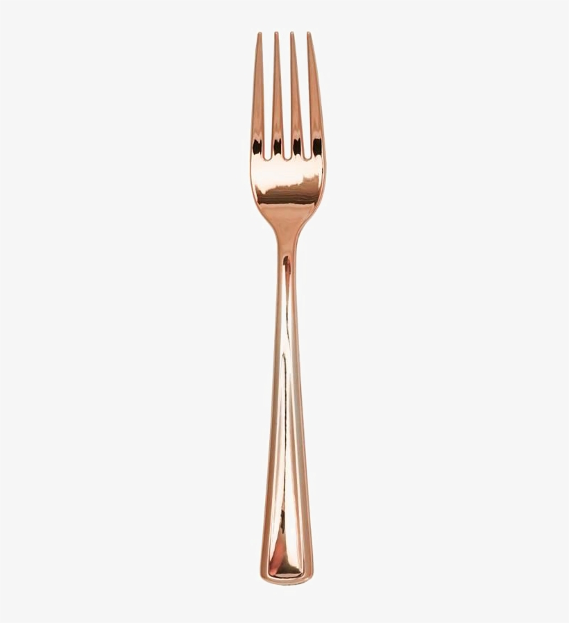 Rose Gold Fork Png High-quality Image - Gold Fork Png Transparent, transparent png #4365817