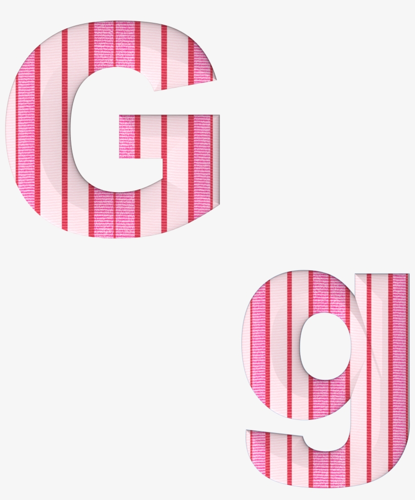 Abc Alphabet G Fabric Stripes 732843 - Mandom Corporation, transparent png #4365928