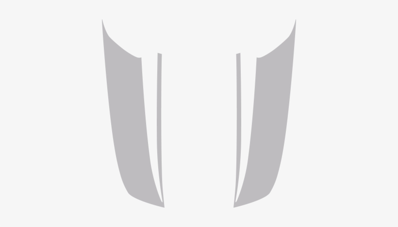 Ford Mustang Inverted Spear Hood Stripes, transparent png #4366009