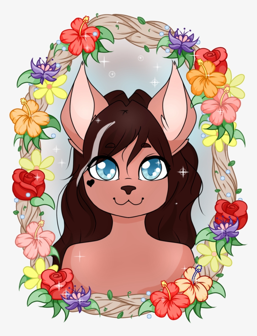 Floral Frame - Cartoon, transparent png #4366803