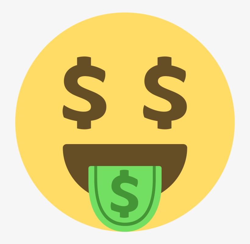 Free Emoji Pumpkin Templates - Emoji Ojos De Dinero, transparent png #4366960