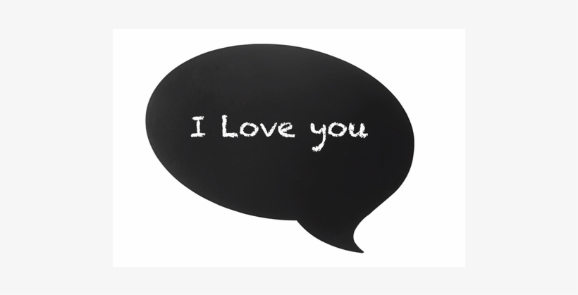 Chalkboard Wall Sticker, Speech Bubble - Kissing Chimps : Your Love Is Primal (happy Anniversary), transparent png #4367050