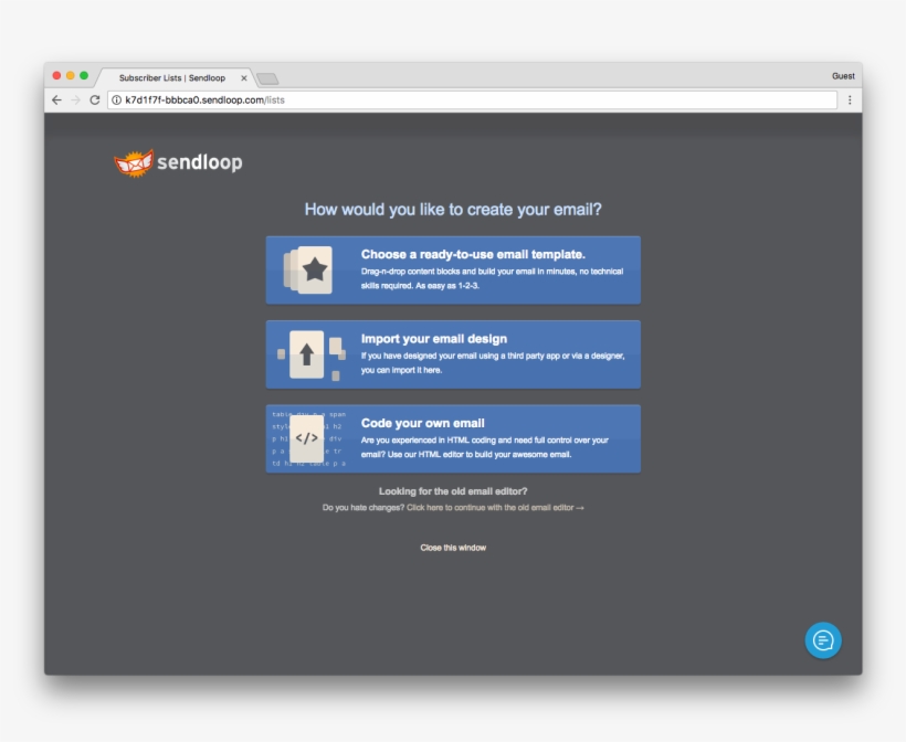 Creating Email Templates Using Sendloop's Html Editor - Html Send Email Template, transparent png #4367399