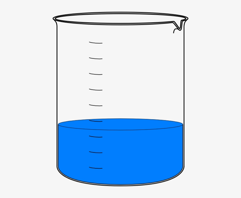 Beaker With Water Png Beaker Clipart Black And White Free