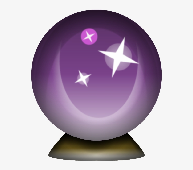Download Png File - Crystal Ball Emoji Png, transparent png #4367844
