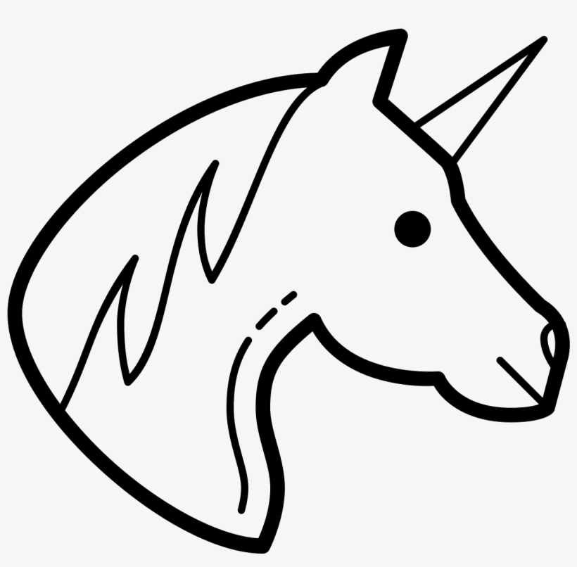 This Icon Represents A Unicorn - Icon, transparent png #4368247
