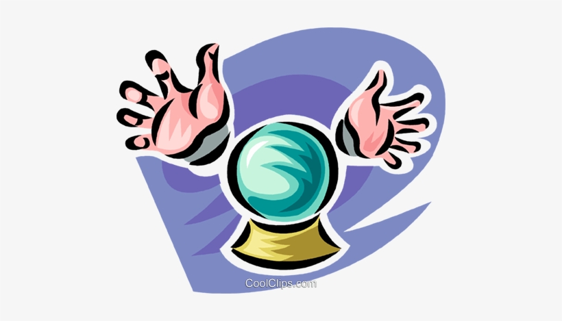 Crystal Ball Royalty Free Vector Clip Art Illustration - Crystal Ball, transparent png #4368276