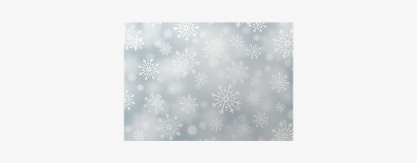 Christmas Silver Snowflakes Background Poster • Pixers® - Frost, transparent png #4368552