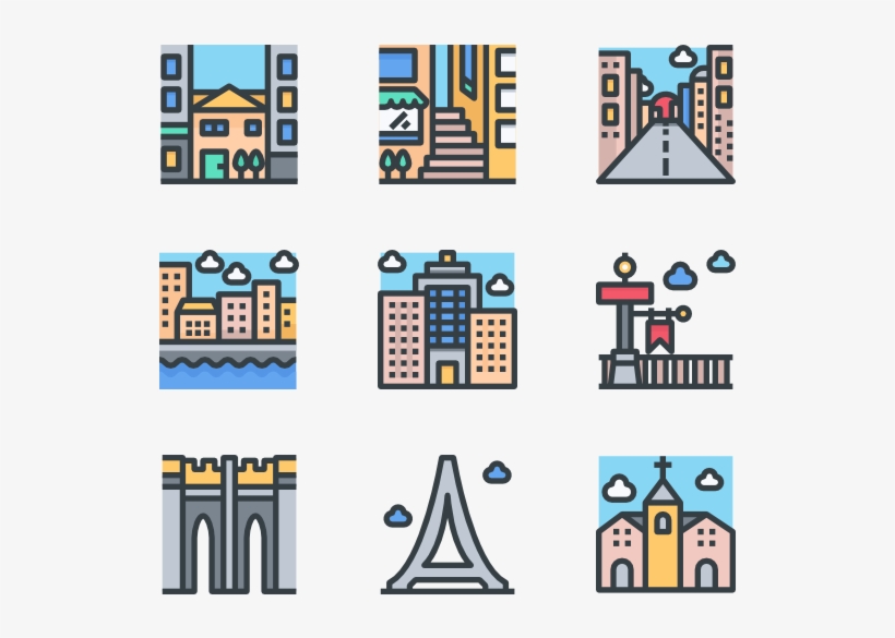 Urban And City - City, transparent png #4368675