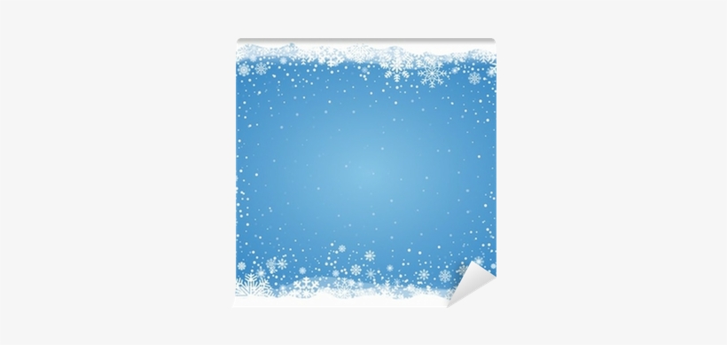 Vector Frosty Snowflakes Background Wall Mural • Pixers® - Frosty Snowflake, transparent png #4368713