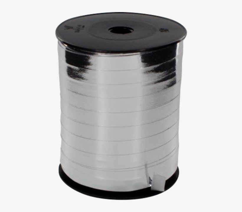 Ribbon, 10mm, 250m, Silver - Krullint 10mm-250mtr Metal Zilver Lint & Krullint, transparent png #4369032