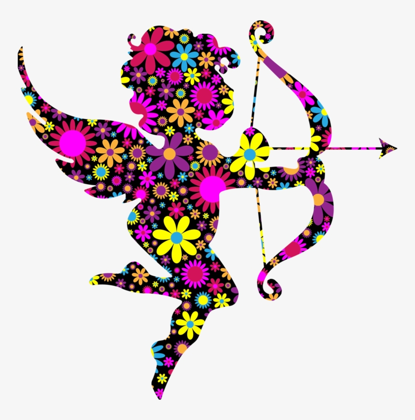 Cupid Love Computer Icons Silhouette Download - Cupid Png, transparent png #4369082