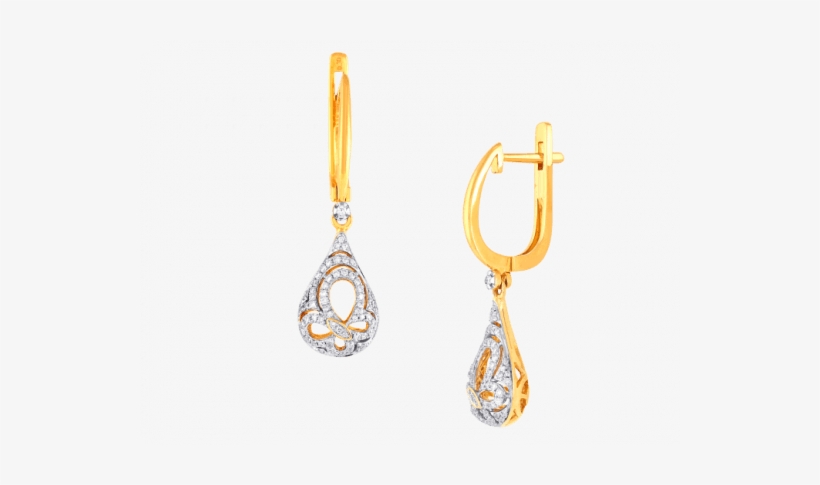 Tear Drop Fantasy Diamond Earrings - Earring, transparent png #4369634