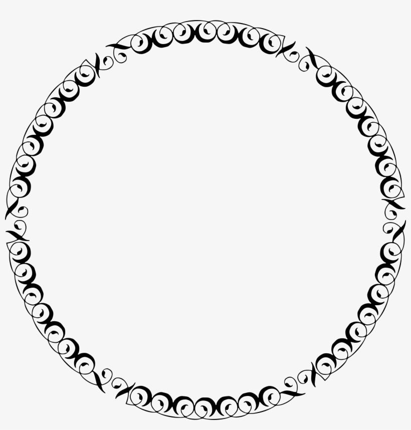 This Free Icons Png Design Of Vintage Filigree Extended - Transparent Filigree Circle Border, transparent png #4369708