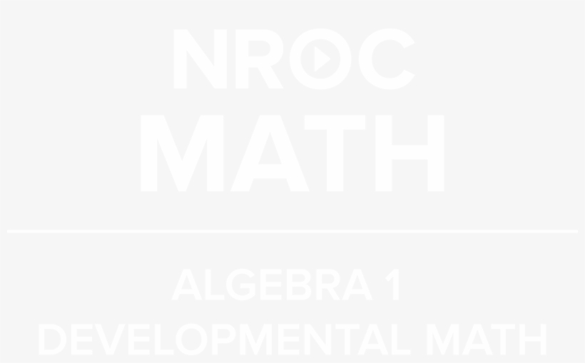 Nroc Math Logo With Tagline White Png - Keep Calm Math Posters, transparent png #4369744
