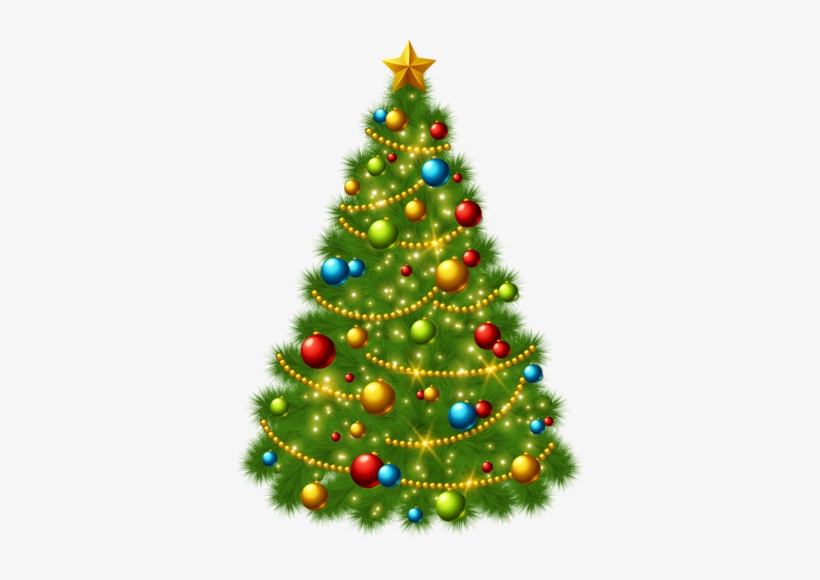 Winter Clipart, Christmas Clipart, Christmas And New - Christmas Tree, transparent png #4370047