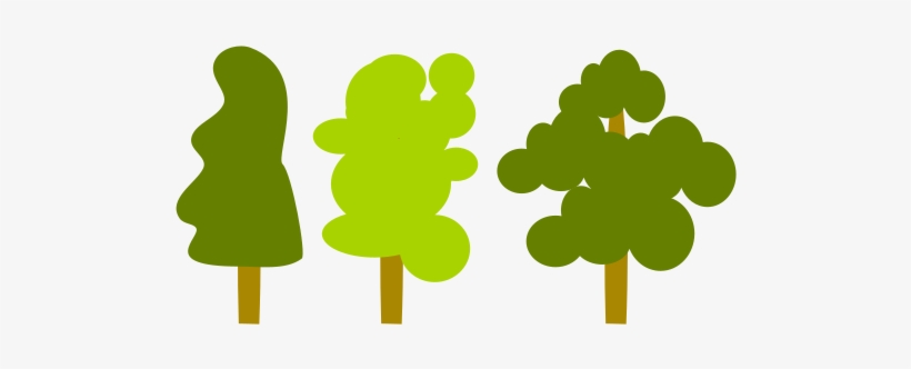 Flat Tree Vector, transparent png #4370123