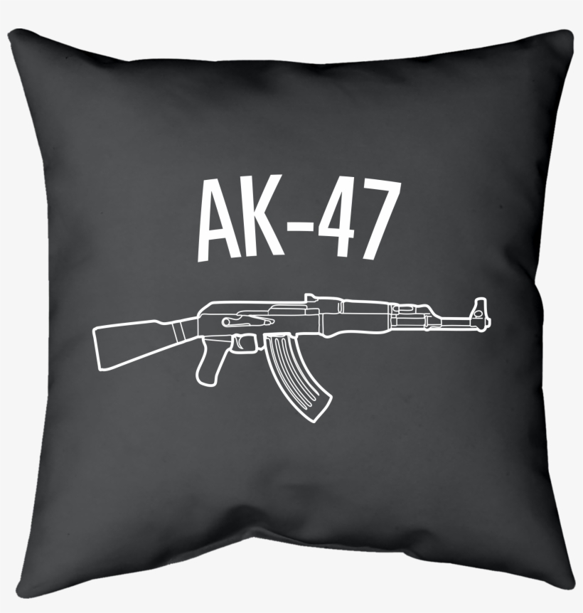 Ak-47 Pillow By Upper Playground - Upper Playground, transparent png #4370404