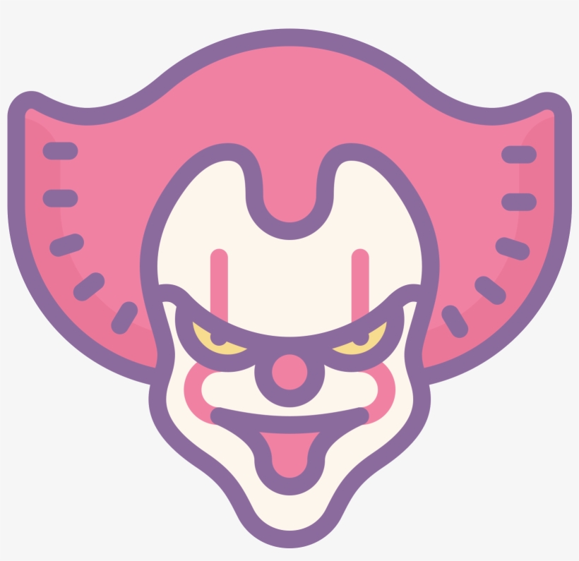 Scary Clown Icon - Clown, transparent png #4370621