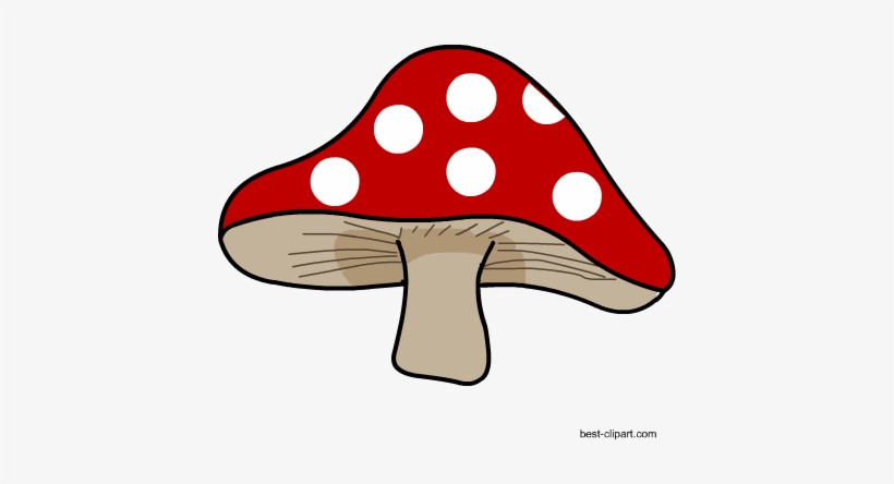 Free Big Red Mushroom Clip Art - Baby Shower, transparent png #4370961