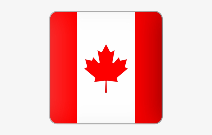 Illustration Of Flag Of Canada - Canada Flag Square, transparent png #4371089