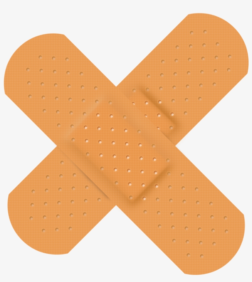 Double Band Aid, transparent png #4371122