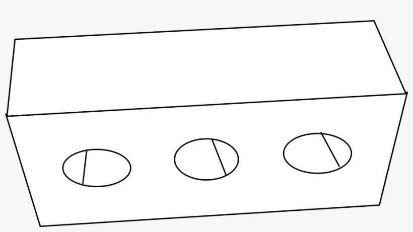 How To Set Use Brick Svg Vector - Worksheet To Colour The Picture Of Single Brick, transparent png #4371641