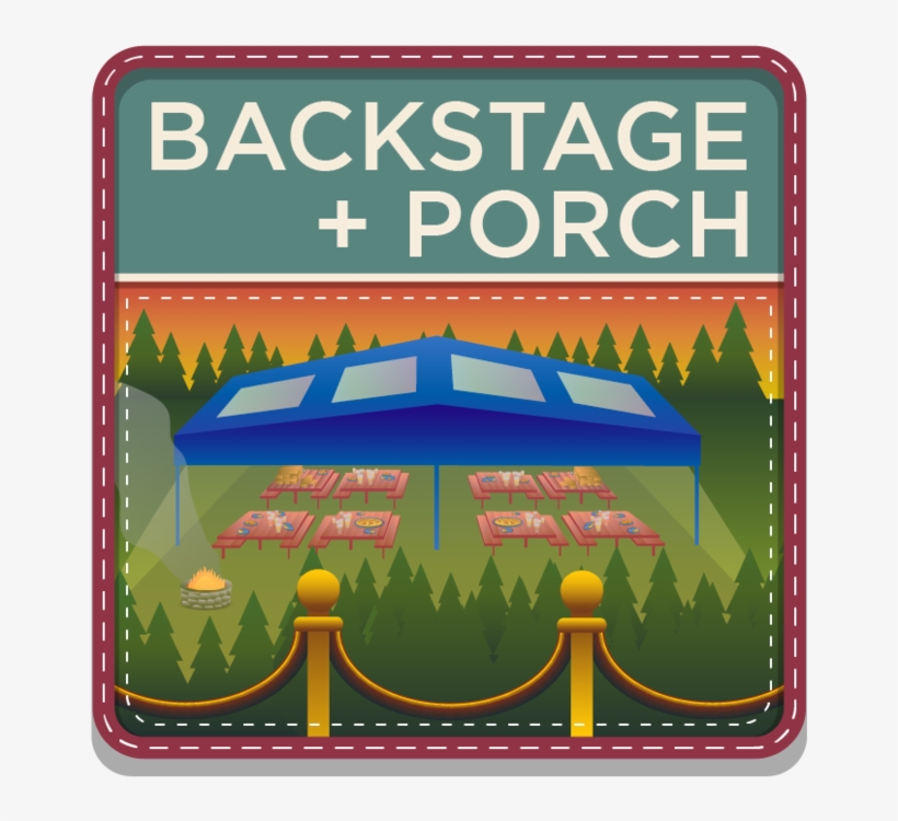 Porchandbackstage Badge 06july - Portable Network Graphics, transparent png #4372193