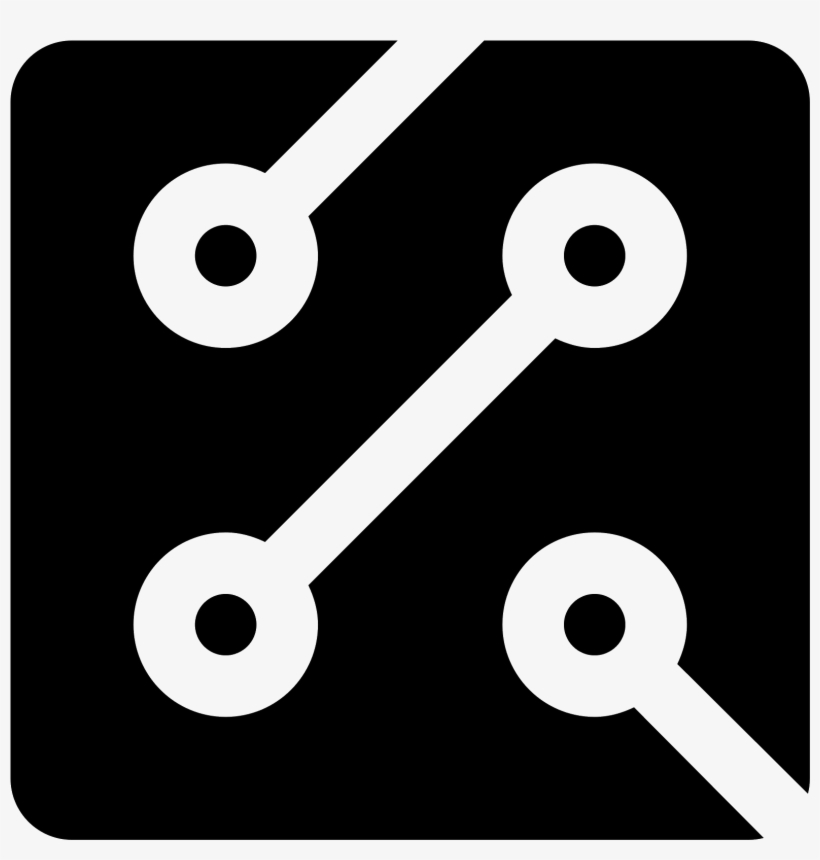 This Is A Photo Of A Square With Two Openings - Circuit Icon Png White, transparent png #4372343
