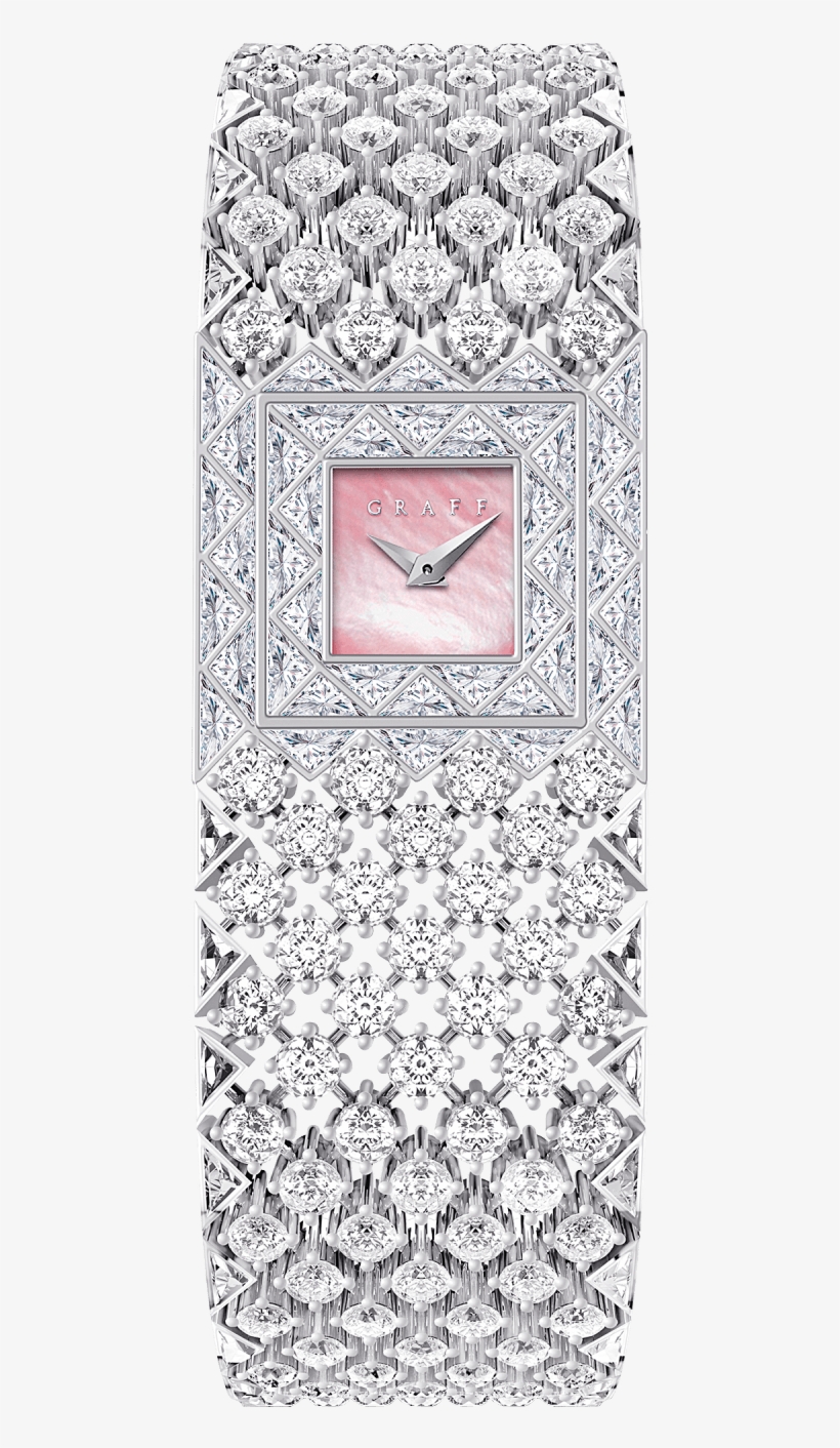 A Fully Set Diamond Ladies High Jewellery Watch With - Bling-bling, transparent png #4372425