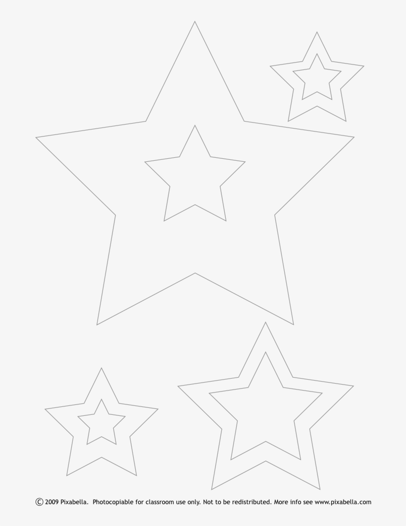 Free Printable Color Stars Shapes Trials Ireland - Drawing, transparent png #4372484