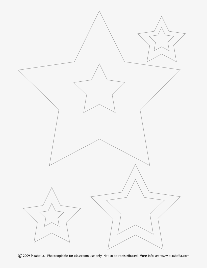 Free Printable Color Stars Shapes Trials Ireland - Drawing, transparent png #4372484