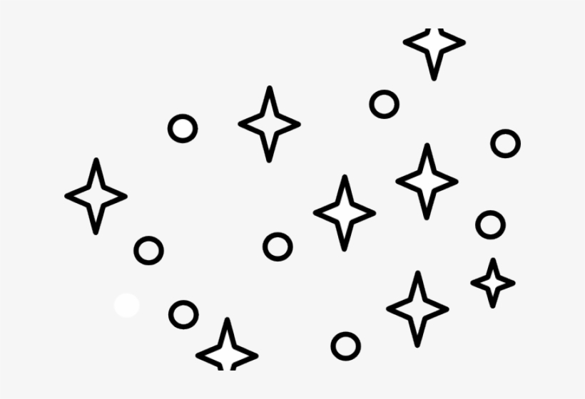 Star Outline - Black And White Stars Png, transparent png #4372532