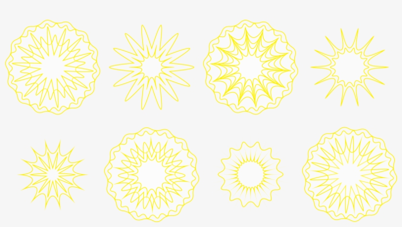 8 Sun Impressions Patterns Png File - Motif, transparent png #4372645