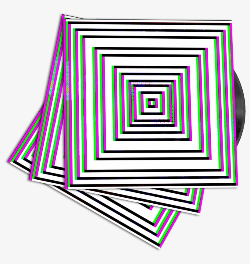 Vintage Triple Vinyl Record Mockup Tri - Cardmaking, transparent png #4373236