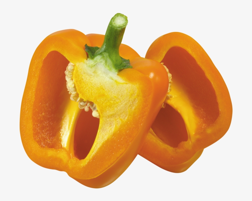 Pepper - Transparent Yellow Bell Pepper, transparent png #4373340