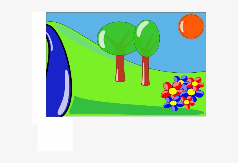 How To Set Use Landscape Near The River Svg Vector, transparent png #4373420