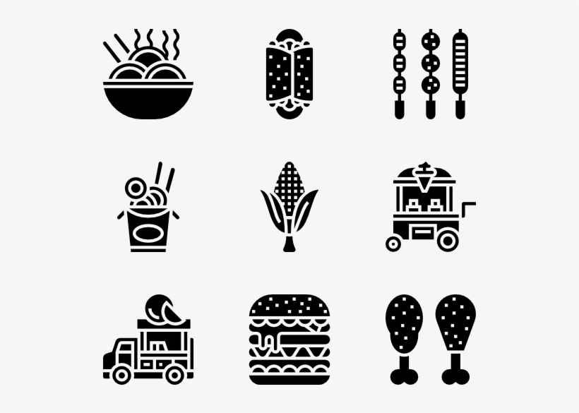 Street Food And Food Trucker - Street, transparent png #4373471