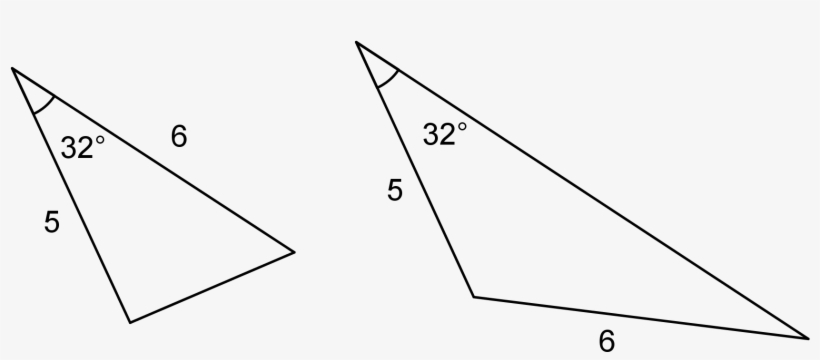 For Example, “sides Measuring 5 Units And 6 Units, - Triangle, transparent png #4373930