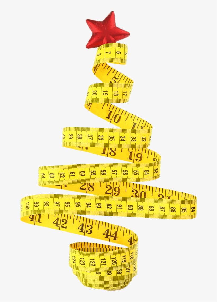 Holiday Weight Loss Tips - Christmas Tape Measure, transparent png #4375209