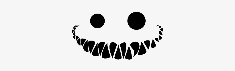 Cheshire Cat Smile Png - We Are All Mad Here Wall, transparent png #4375247