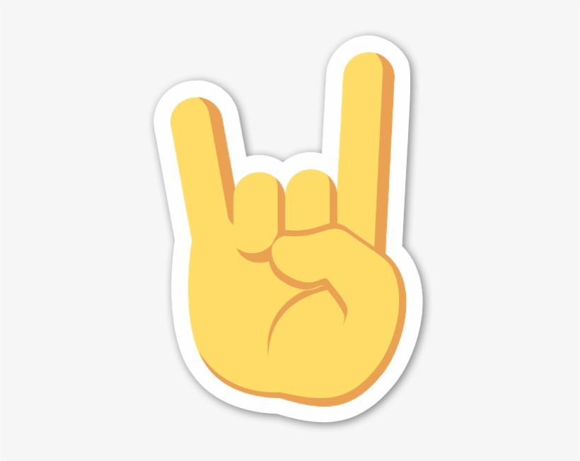 Metal Horns Sticker - Cobra Kai, transparent png #4375457