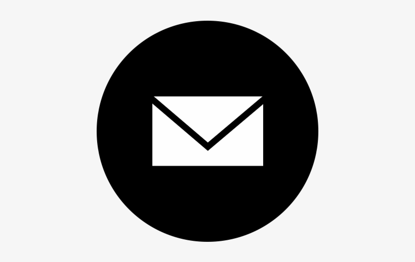 Email - Contact Us Logo Black And White, transparent png #4375640