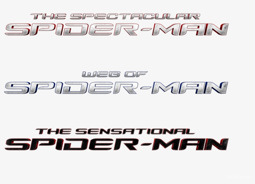 Spider-man Film Title Logos - Spectacular Spider Man, transparent png #4376217