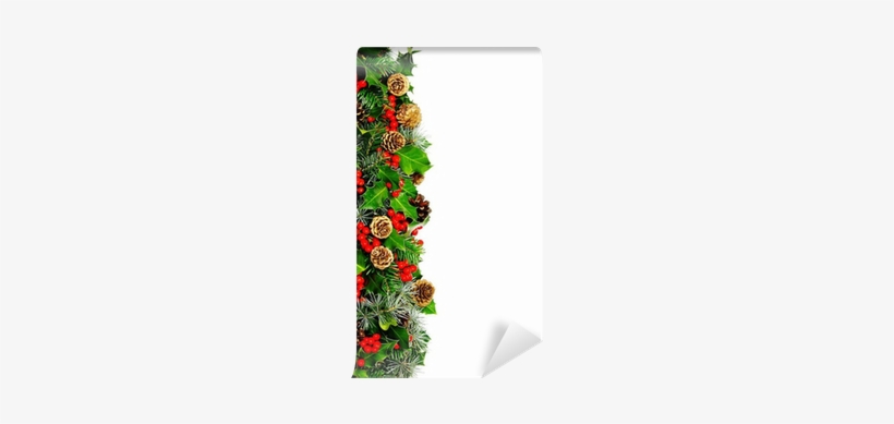 Christmas Holly Border, transparent png #4376499