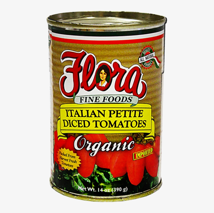 Italian Petite Diced Organic Tomatoes - Flora Fine Foods Lupini Beans - 24.3 Fl Oz, transparent png #4376603